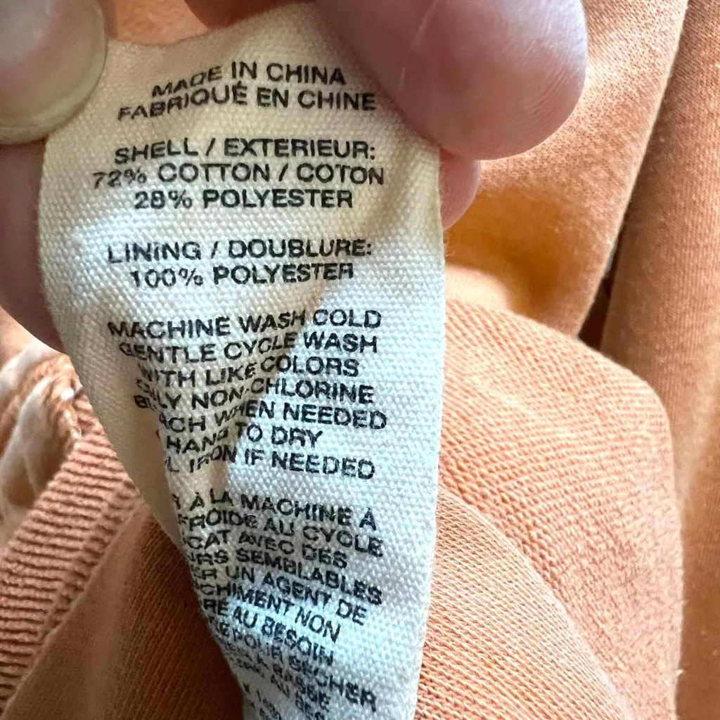 Avec Les Filles Shirt Jacket Shacket Button Down Coat Orange Size Large - Image 10