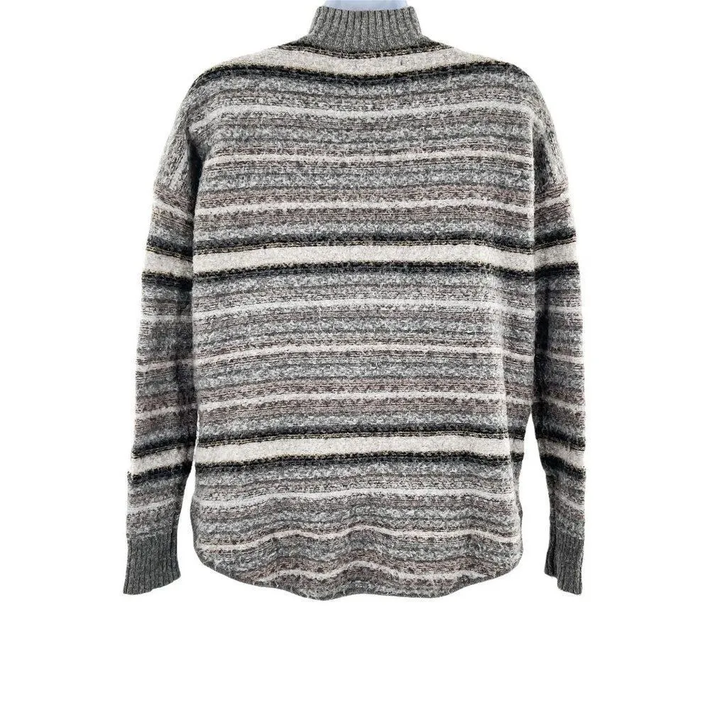 American Eagle Outfitters Striped Mock Neck Turtleneck Long Sleeve Sweater XS - Image 97