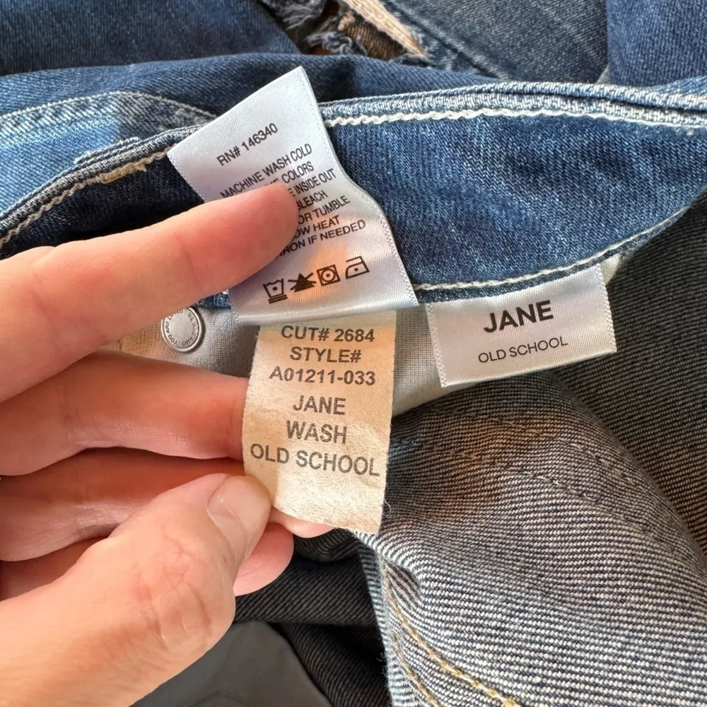 AMO Jane Old School Jeans Size 26 NWOT Blue - Image 7