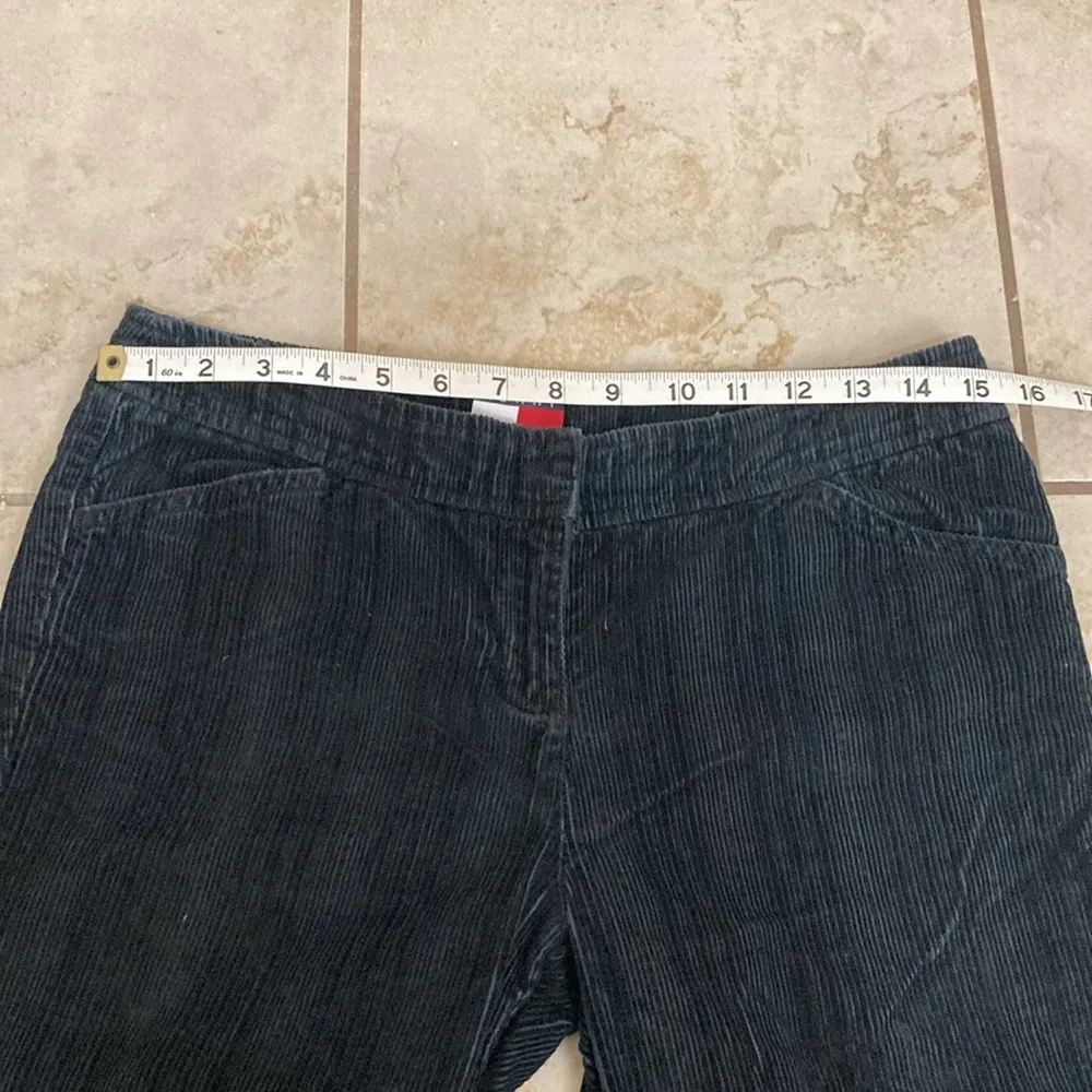 Y2K Tommy Jeans Navy Blue Flare Corduroys - Image 7