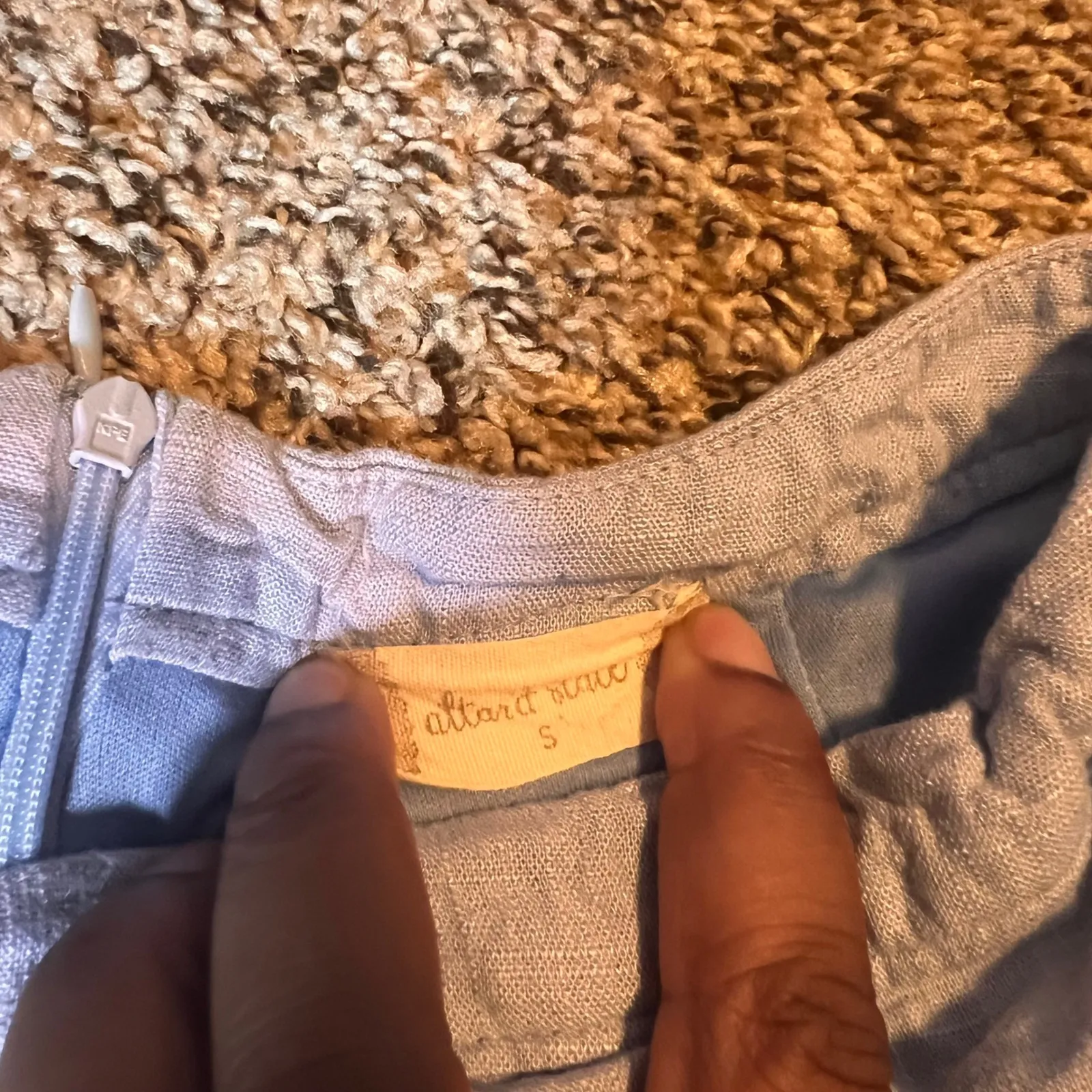 Altar'd State‎ Skort Shorts Flowy Casual Blue Size S - Image 3