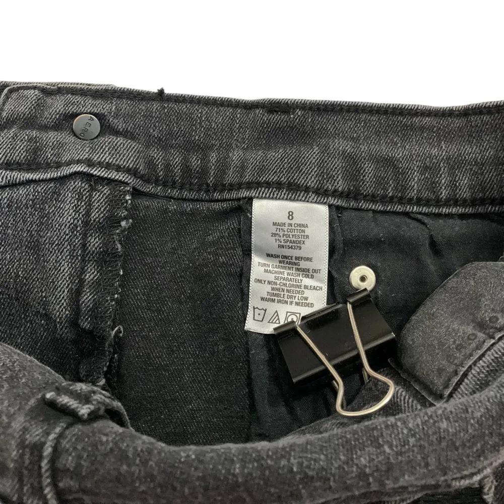 Aeropostale High Waisted Aero Cheeky Jean Shorts Size 8 Cut Off Stretch - Image 7