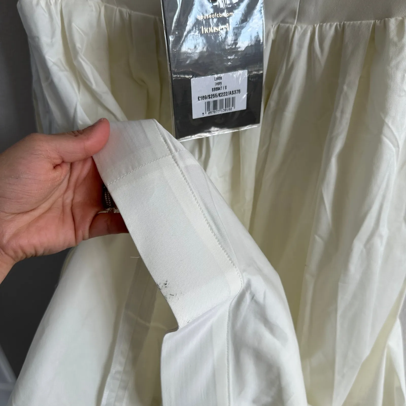 NEW House of CB Lolita ivory corset sundress Size Small - Image 6