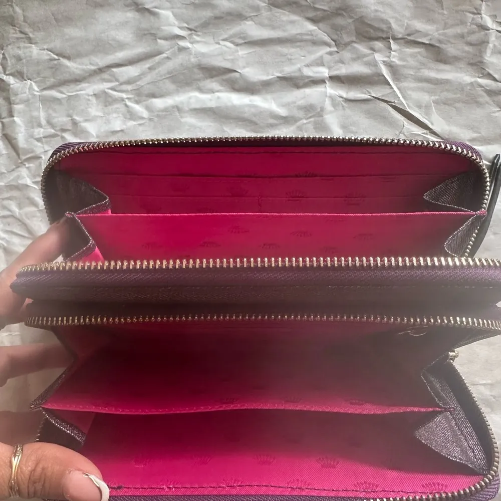 Juicy Couture Purple Wallet with Glittery Texture - Image 6