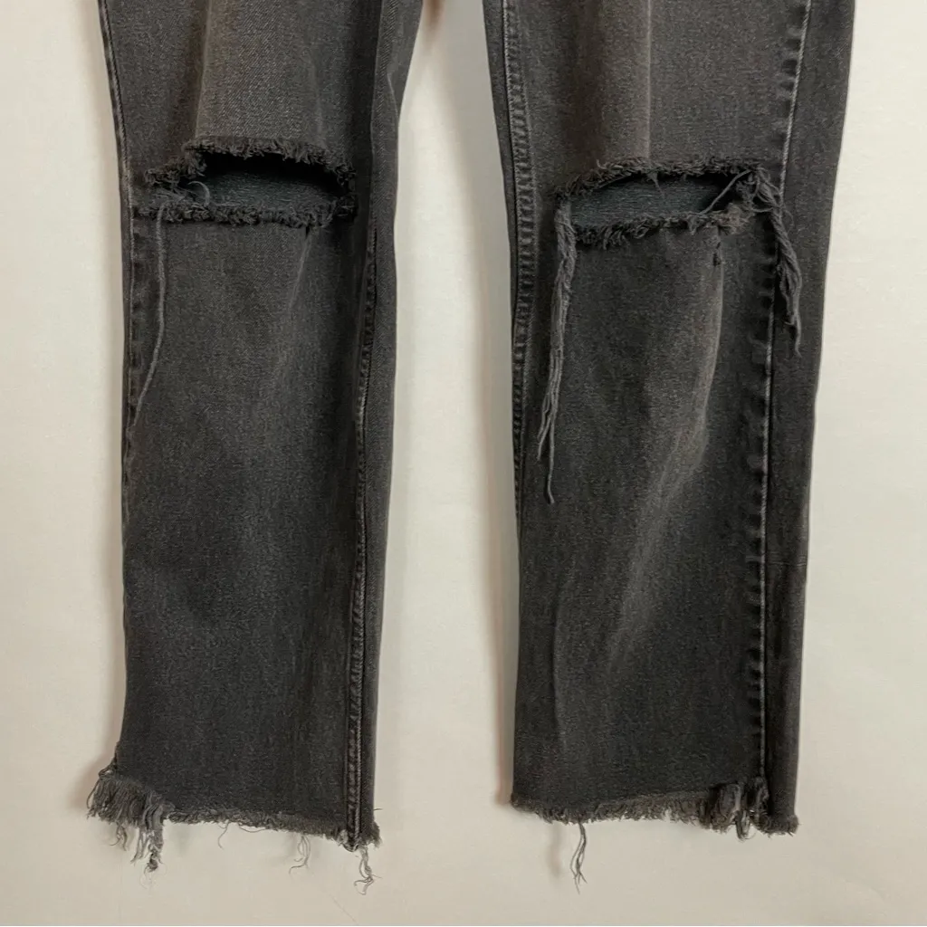 Vintage Levi's 512 Jeans 1998‎ Destroyed Distressed Faded Black Grunge 14 Reg M - Image 4