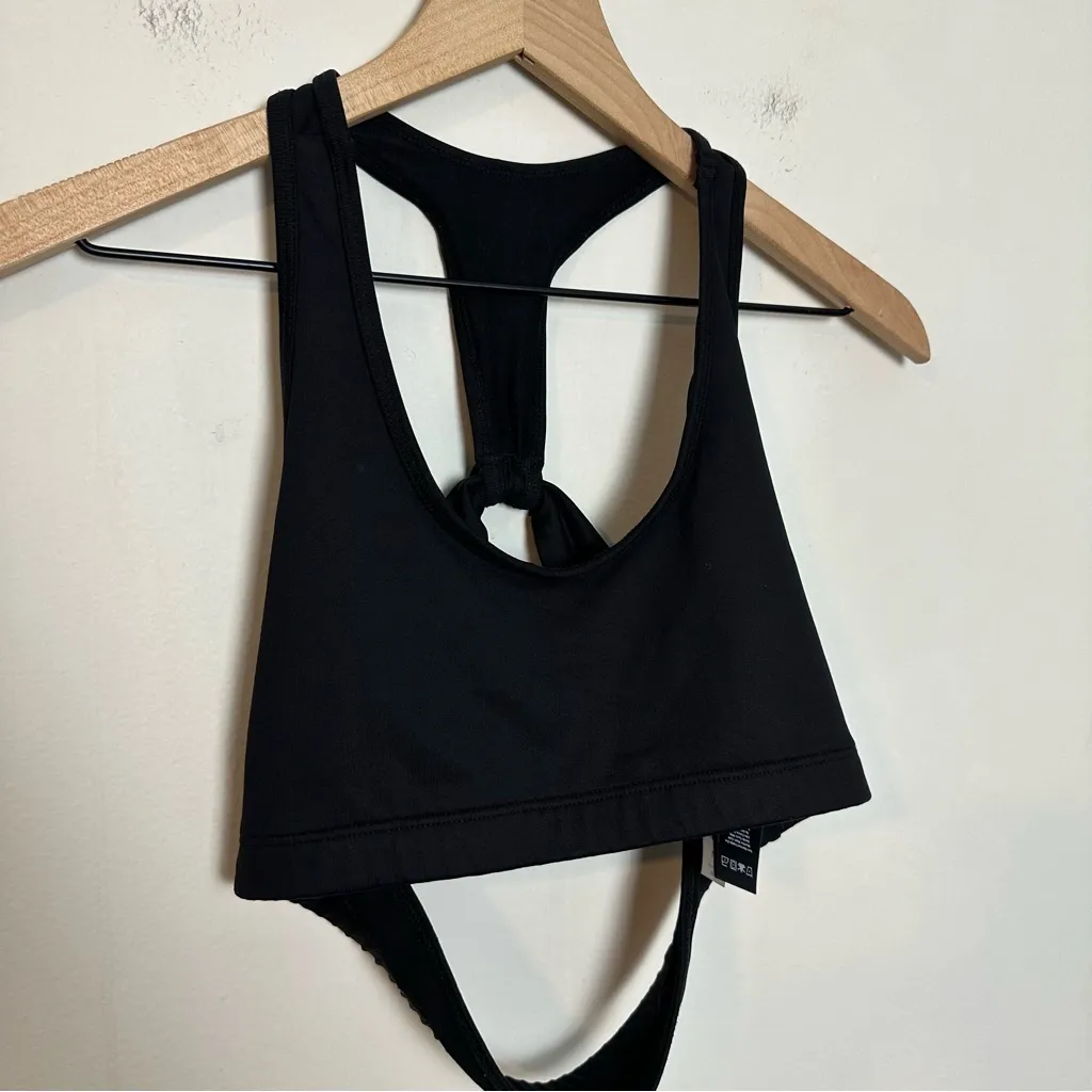 Koral Black Sports Bra - Image 4