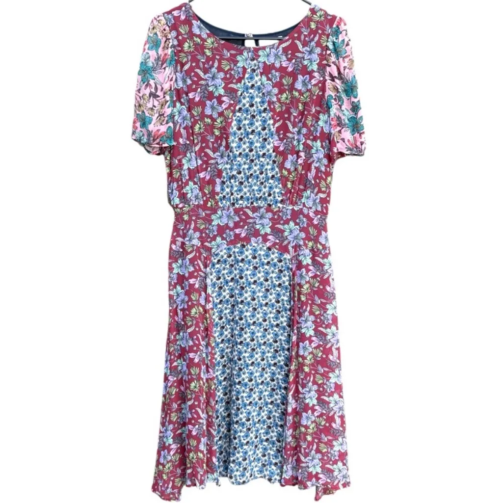 Like New Johnny Was JADE Sonny Dress Multi Pattern Floral Small Retail $345.00 - Image 2