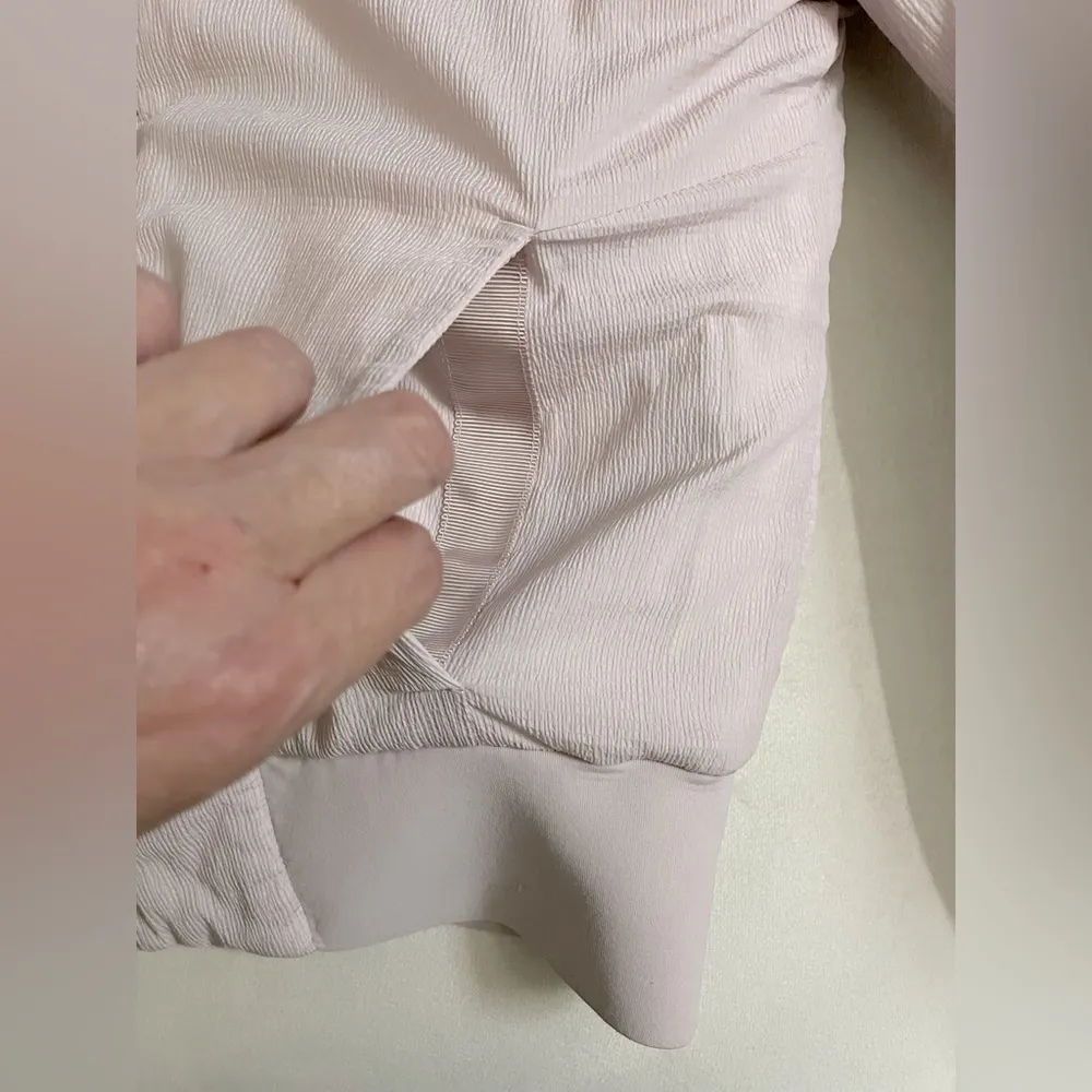 Lululemon Non-Stop Bomber Reversible Porcelain Pink Water Repellent Size 4 - Image 14