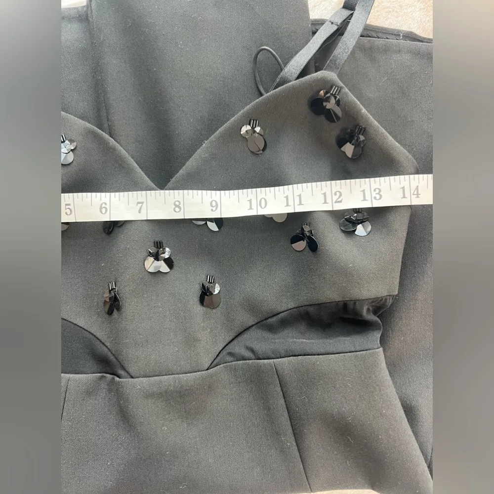 Elizabeth and James Fit and Flare Dress in Black Size 2 - Image 9