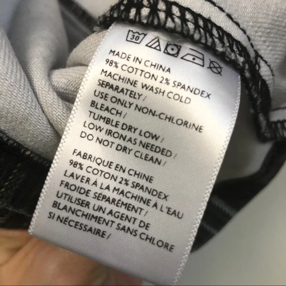 Skirt Denim Striped Zippers Pockets Grey Mustard Yellow Y2K - Image 6