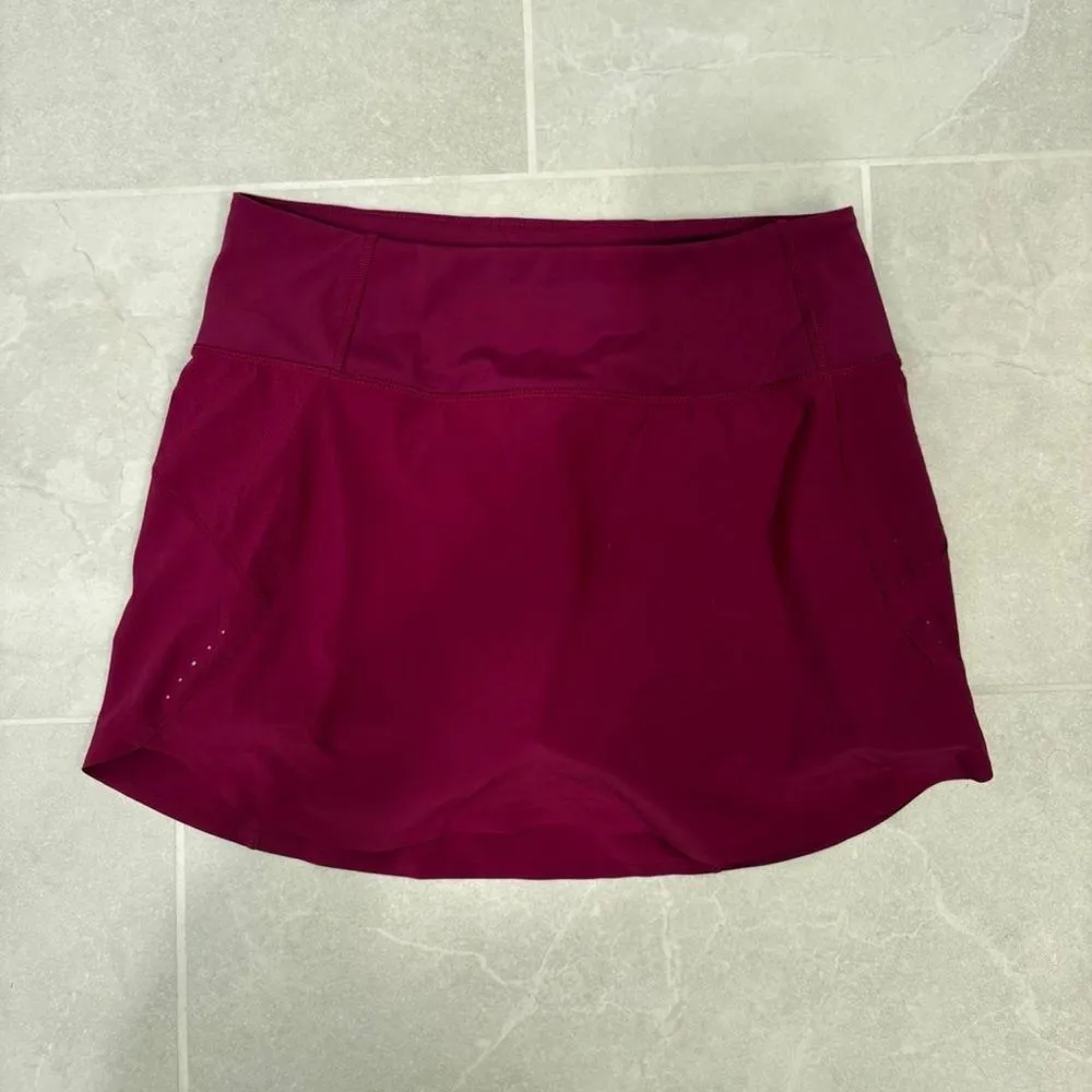 Athleta Run With It 14" Skort in Exotic Fuchsia - Image 4