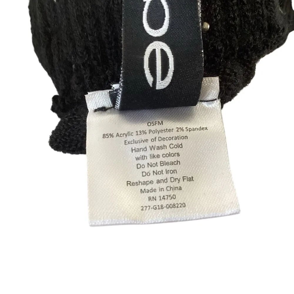 Bebe Pearl Embellished Knit Gloves - Image 4