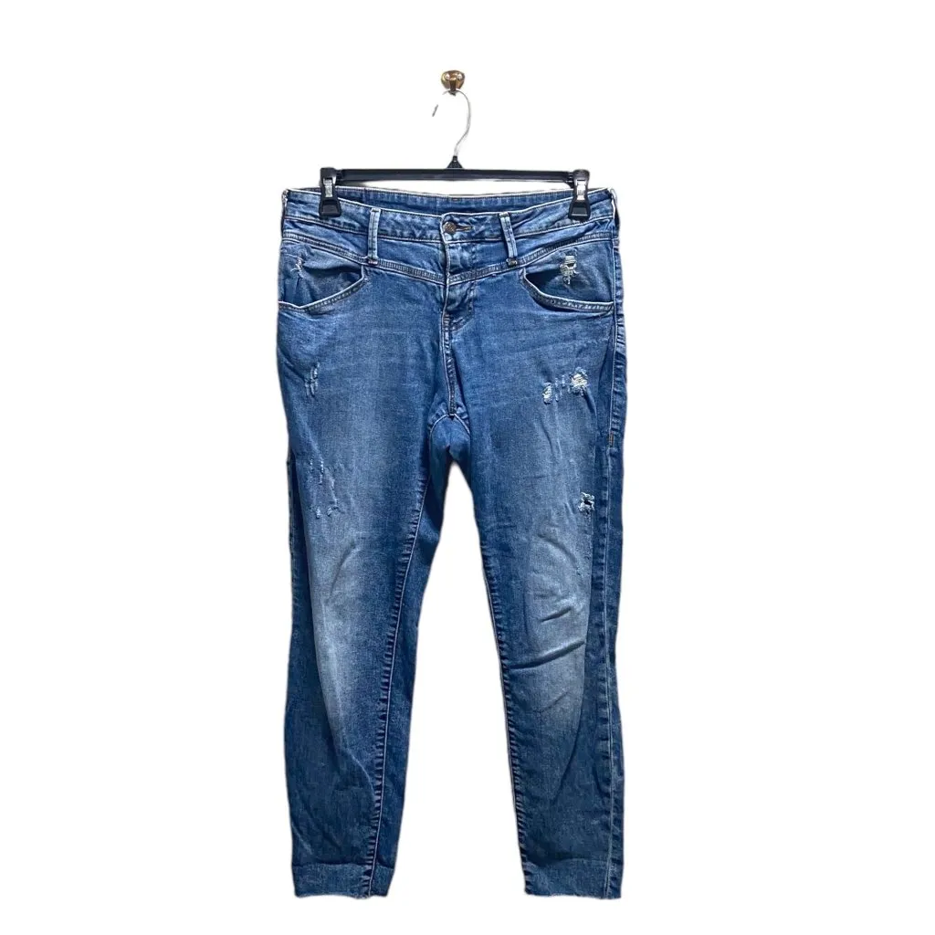 True Religion Halle High Rise Super Skinny Front Yoke Jeans Blue Size 32 Classic - Image 2