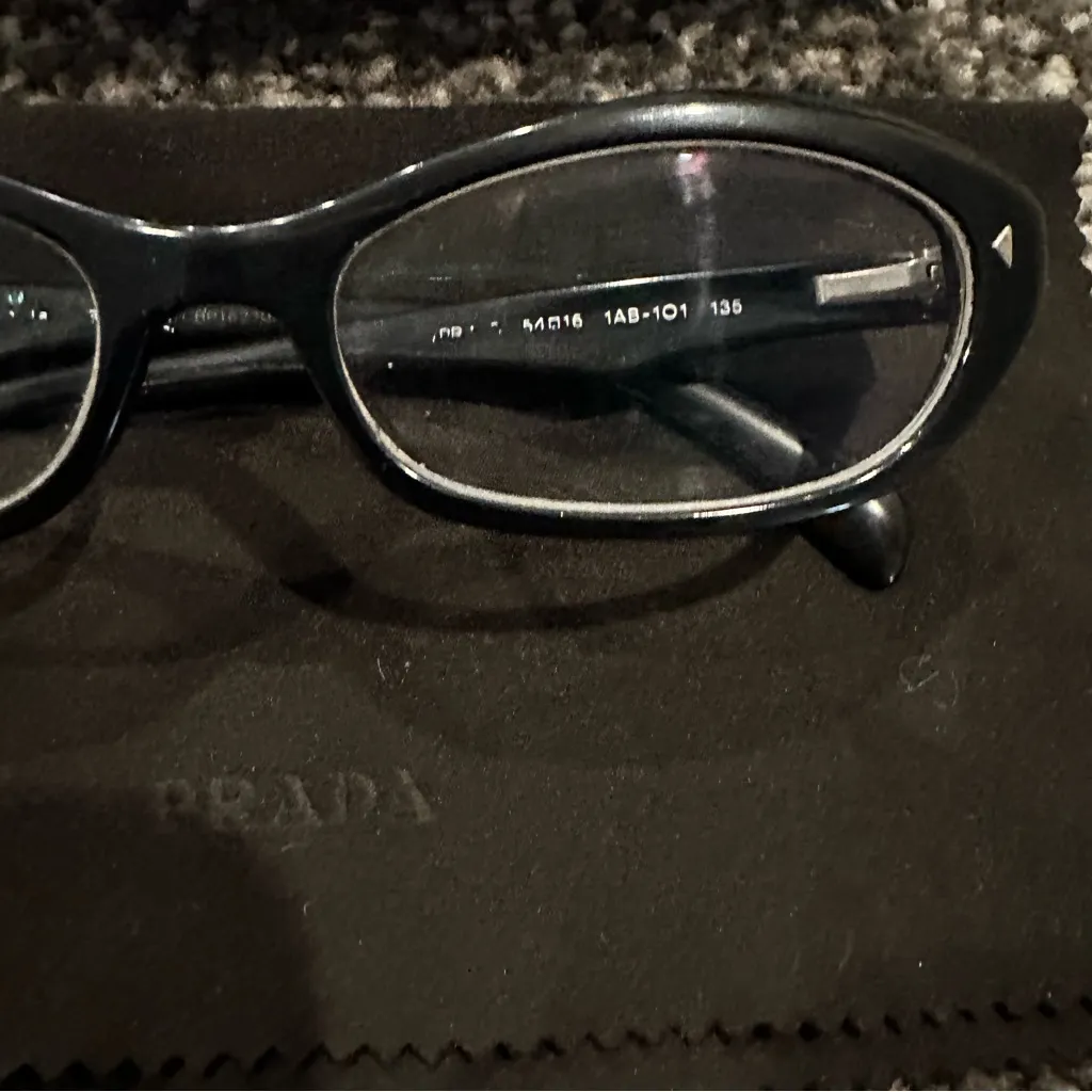 Prada Black prescription Eyeglasses with Case - Image 3