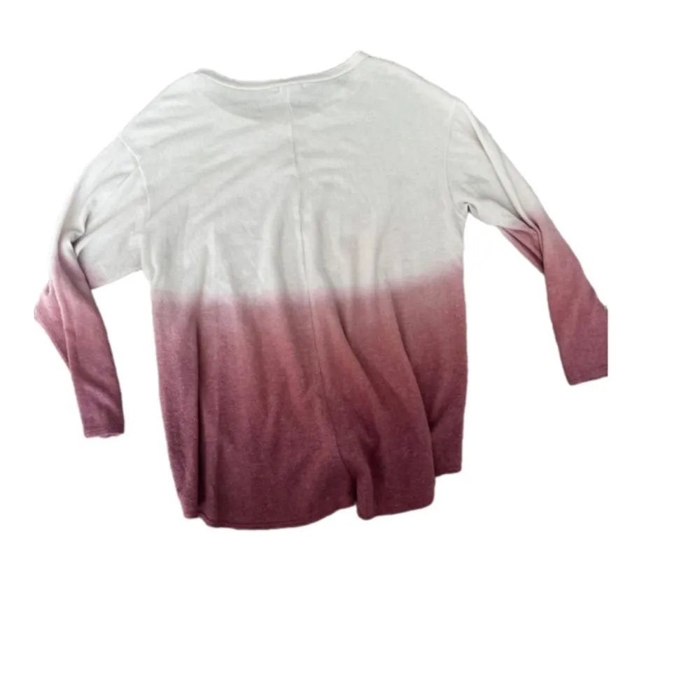 143 story pink ombre sweater 1X - Image 2