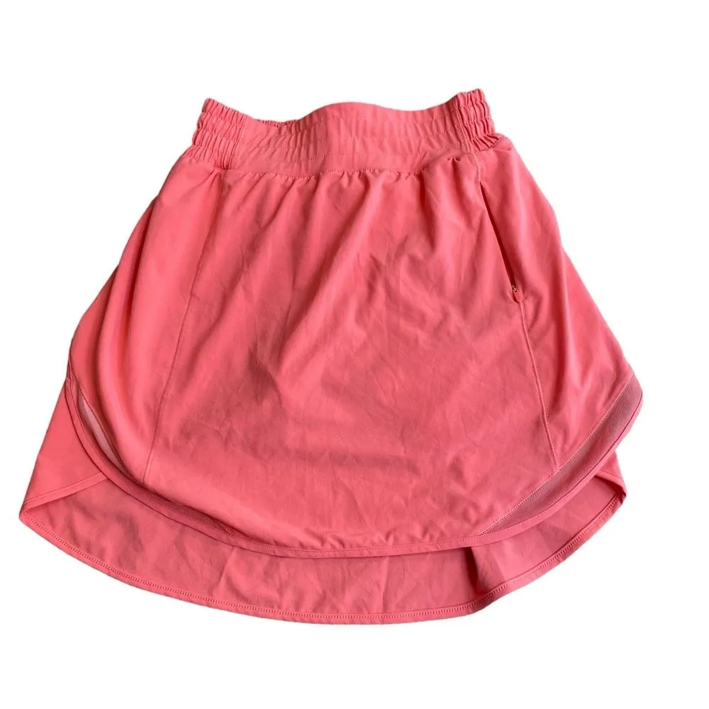 Lululemon‎ Women’s 2 Hotty Hot High Rise Skort Skort Raspberry Cream Pink Tennis - Image 9