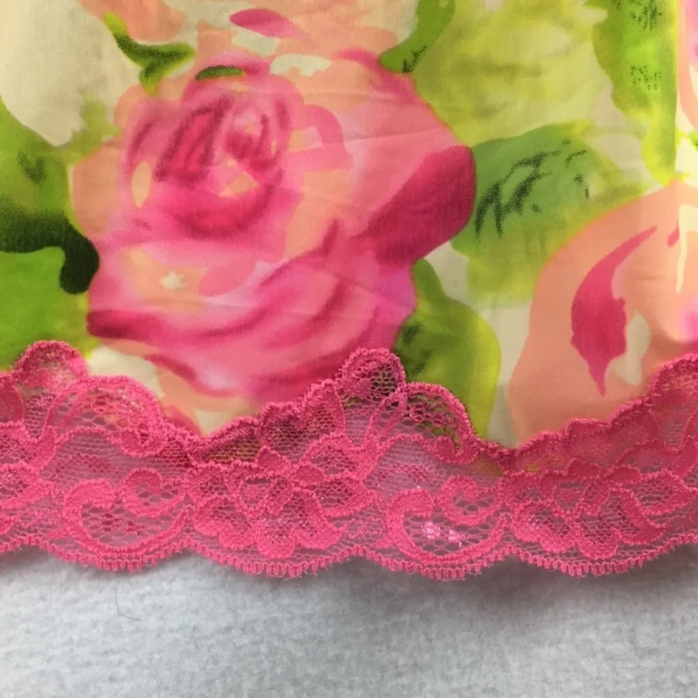 Badgley Mischka Floral Print Bra Short Sleep Dress New 34B - Image 6