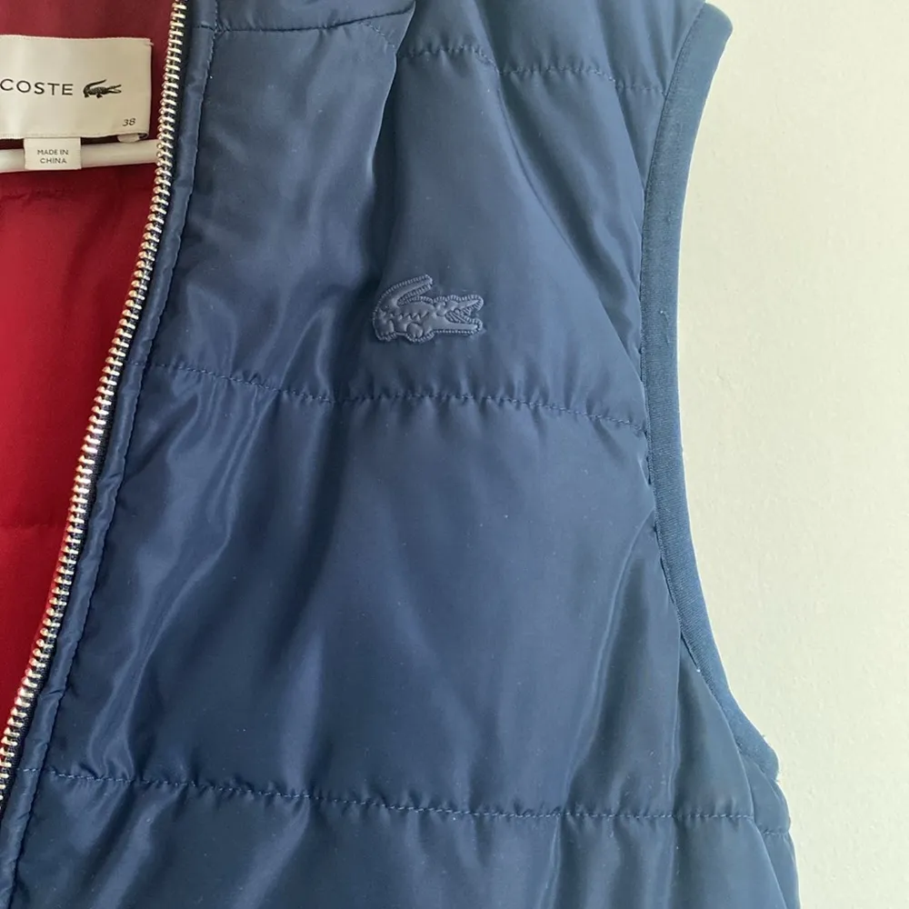 Lacoste Reversible Puffer Vest with Hood - Image 4