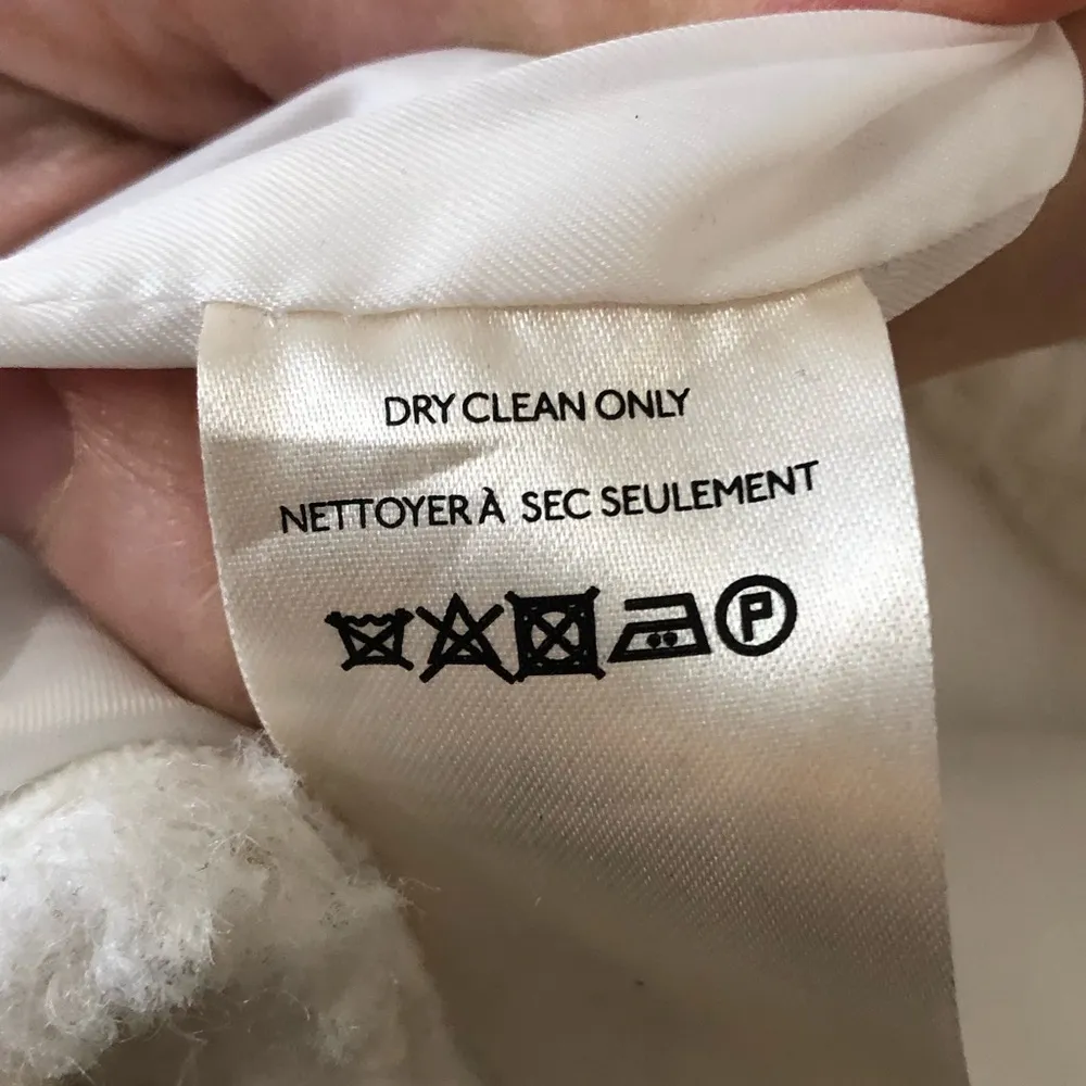 Anthropologie Maeve Cinched Soft & Elegant Faux Fur Coat in Ivory - Size Large - Image 8