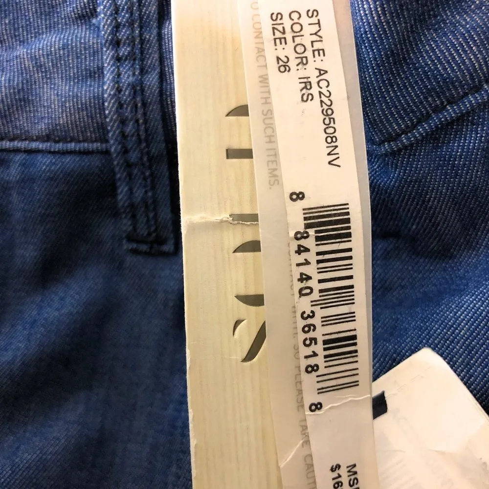 Sold Design Lab Delancery‎ St Slim Straight nwt Blue Size 26 - Image 7
