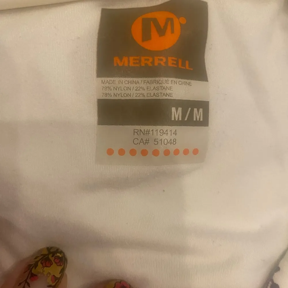 Merrell Green Purple Built In Bra Active Tank Top Medium - Image 5