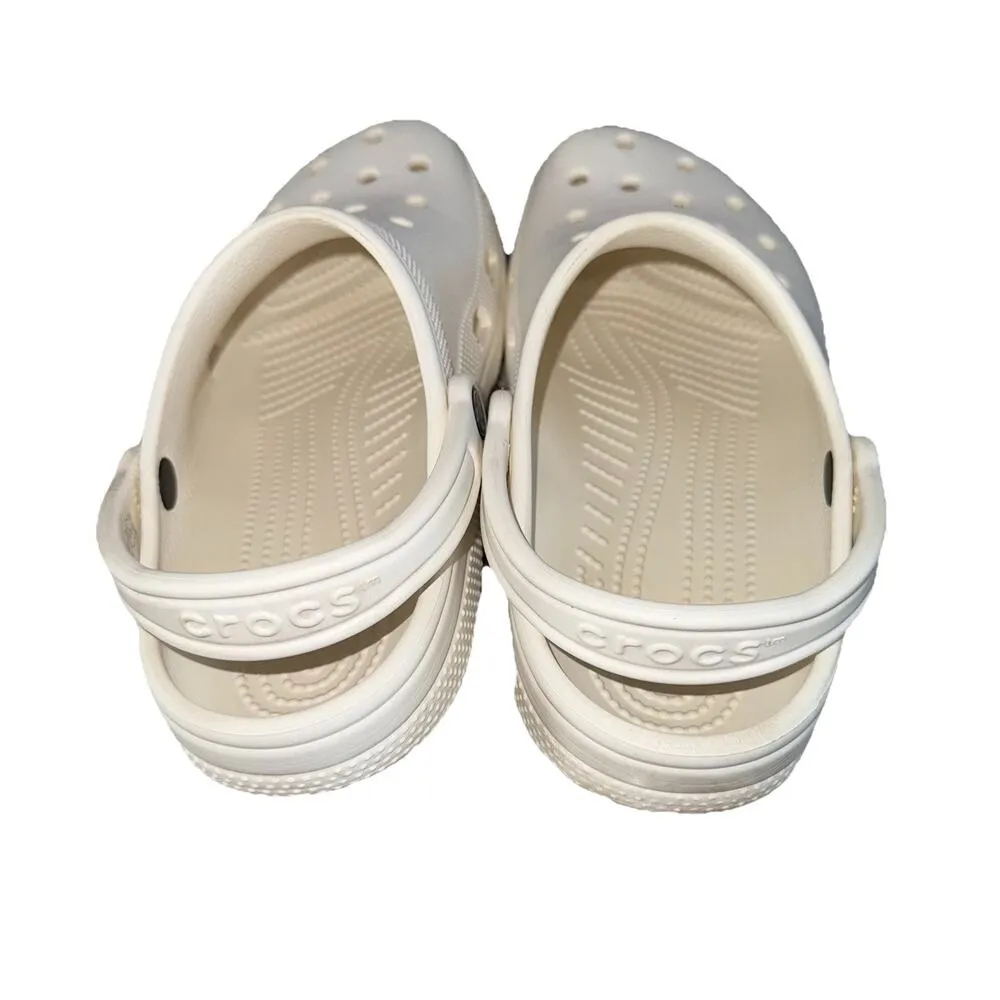 Crocs Classic Unisex Adult Men (7) Women (9) Comfortable Clogs | White - Image 2