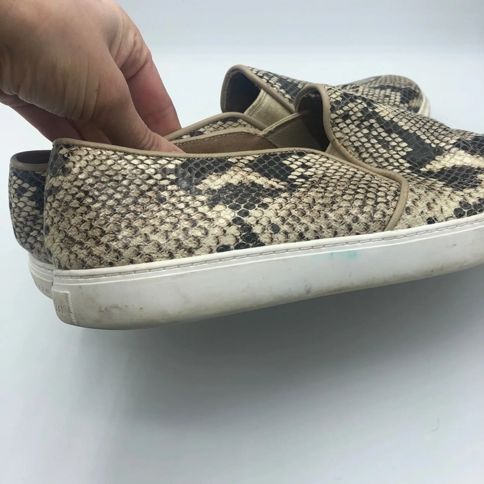 Cole Haan Zerogrand Snake Print Slip On Sneakers Womens 9.5 Flats Shoes Casual - Image 6