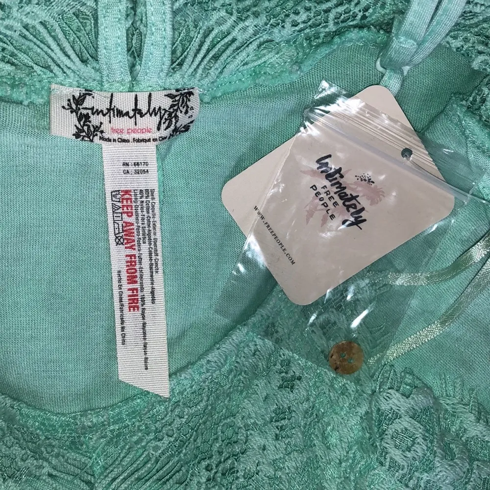 Intimately Free People NWT Size S Mint Green ‘She’s Got It’ Lace Dress - Image 6