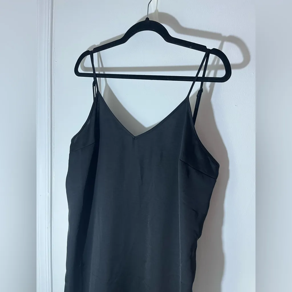 A New Day Black Satin Dress - Image 4