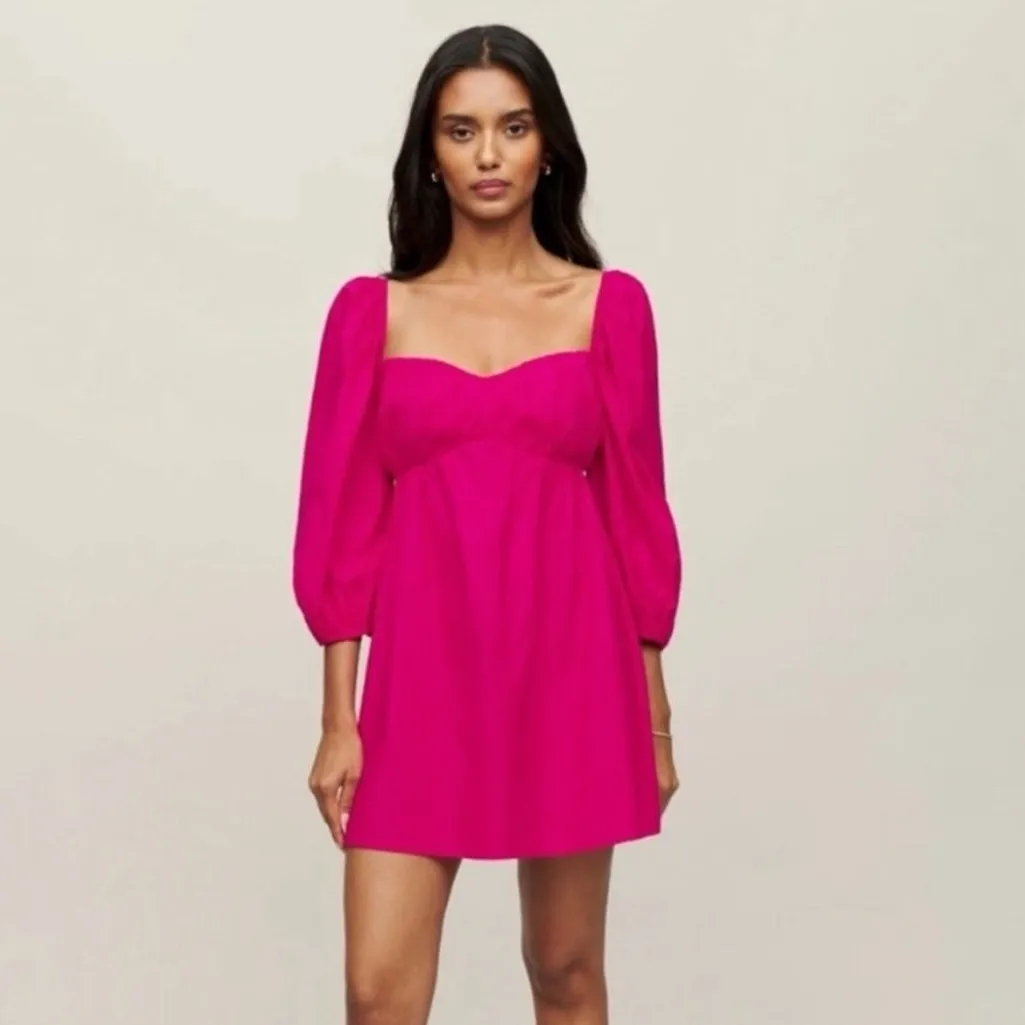 Reformation Farley Mini Dress - Image 8