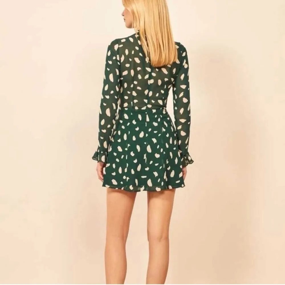 Reformation Fox Dress in Fen Size 4 - Image 3