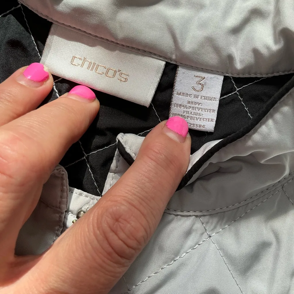 CHICO’S quilted jacket 🌸🌸 - Image 3