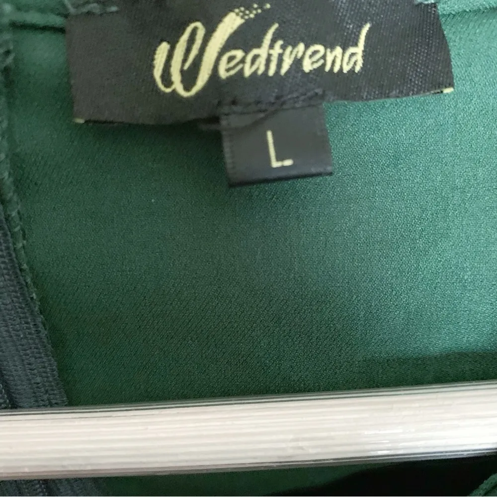 Wedtrend Women's 1950s Vintage Audrey Hepburn Cocktail Swing Dress L Green Size L - Image 11