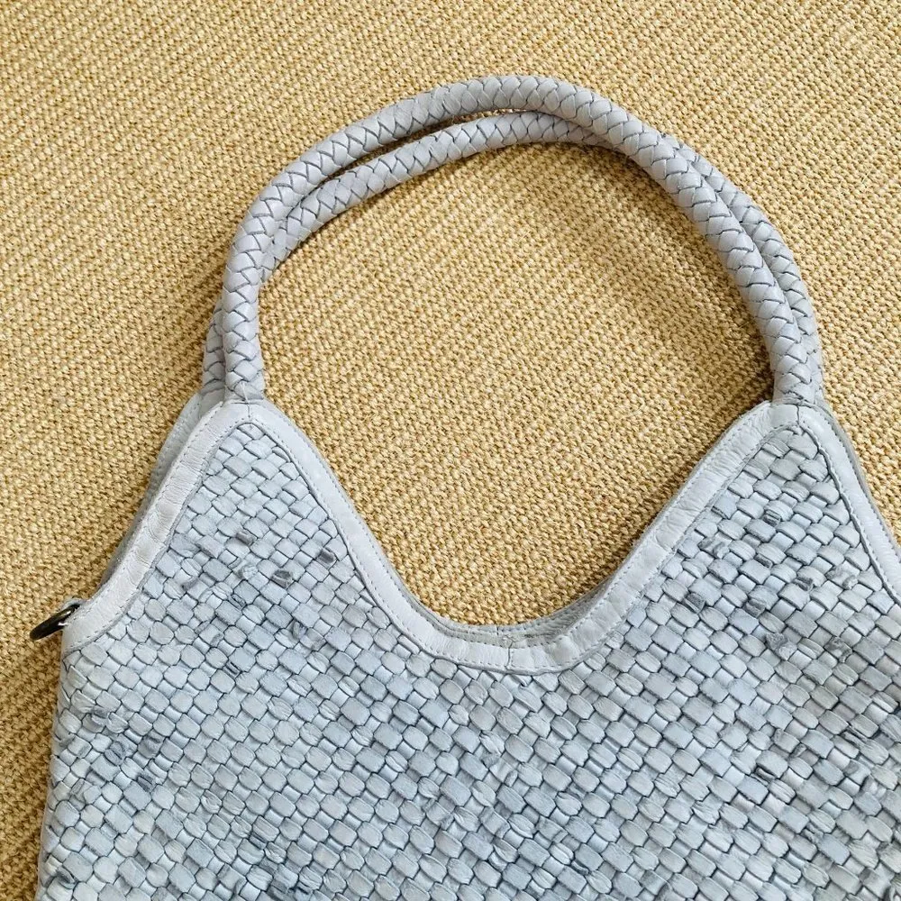 Free People Llana Woven Leather Tote NWOT $178 - Image 3