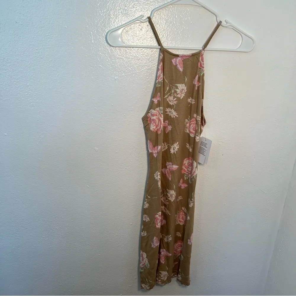 BP Sleeveless Knit Dress in Beige Anna Floral - Image 6