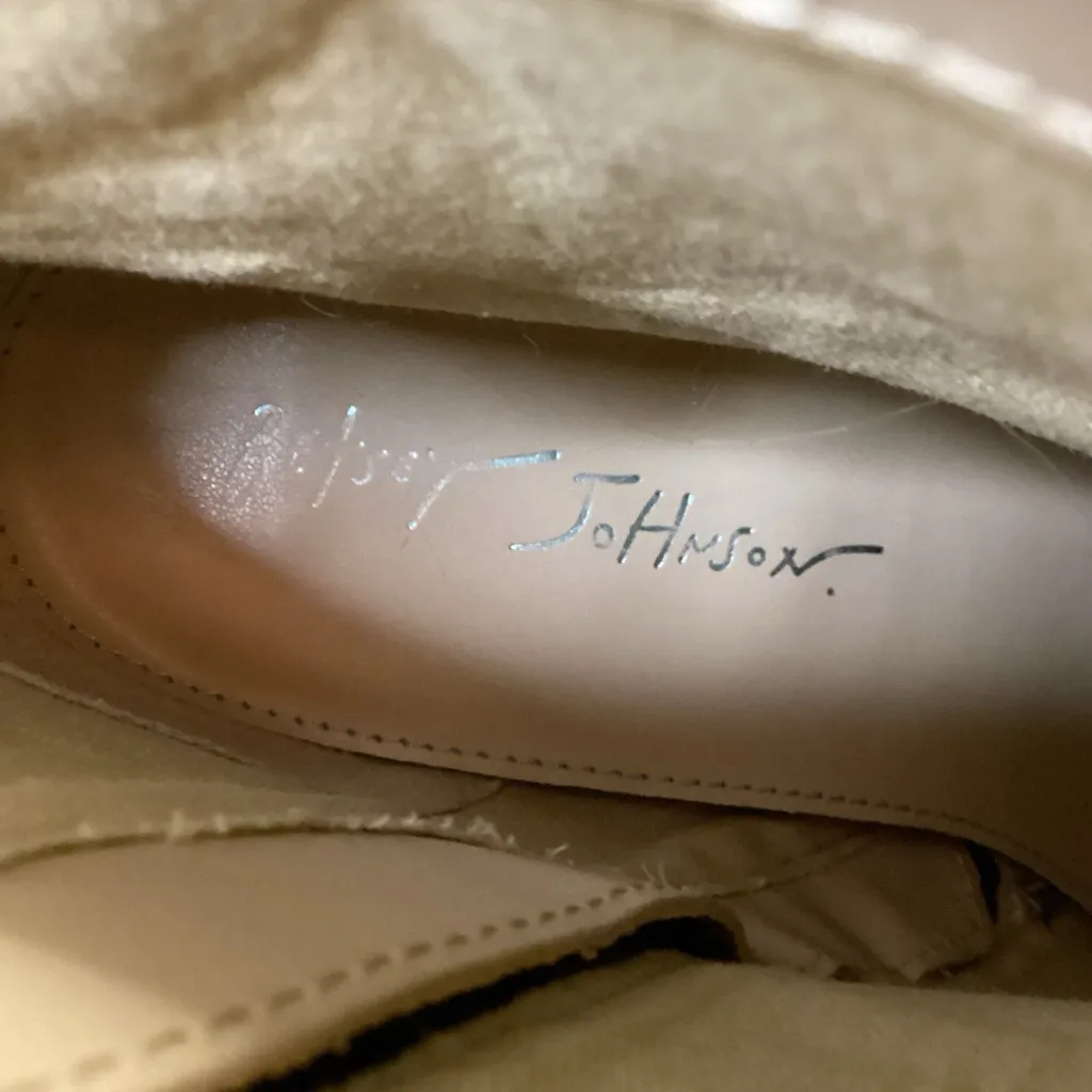 Betsey Johnson Glittering Black Heeled Boots - Image 6