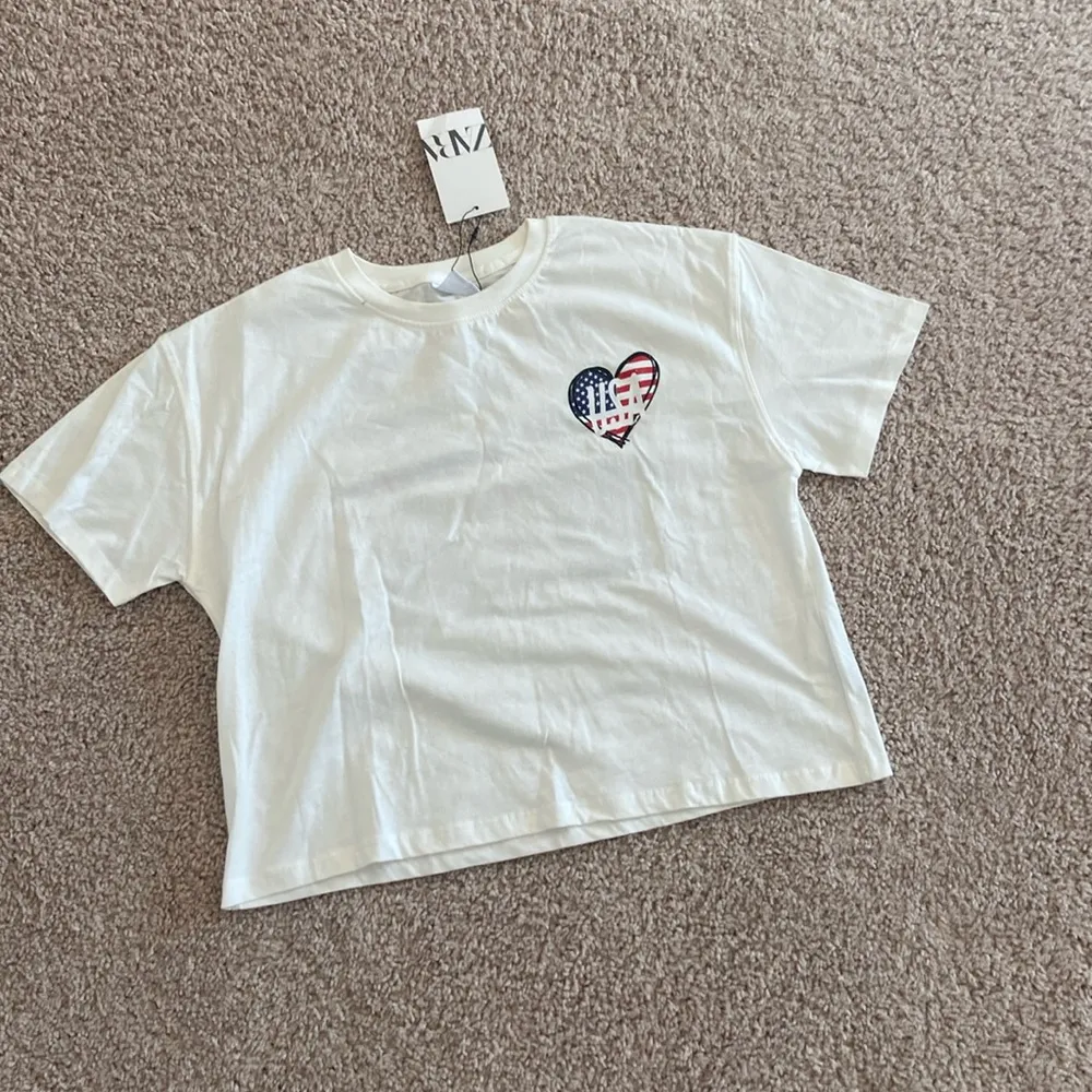 USA cropped tee. Xs - Image 2