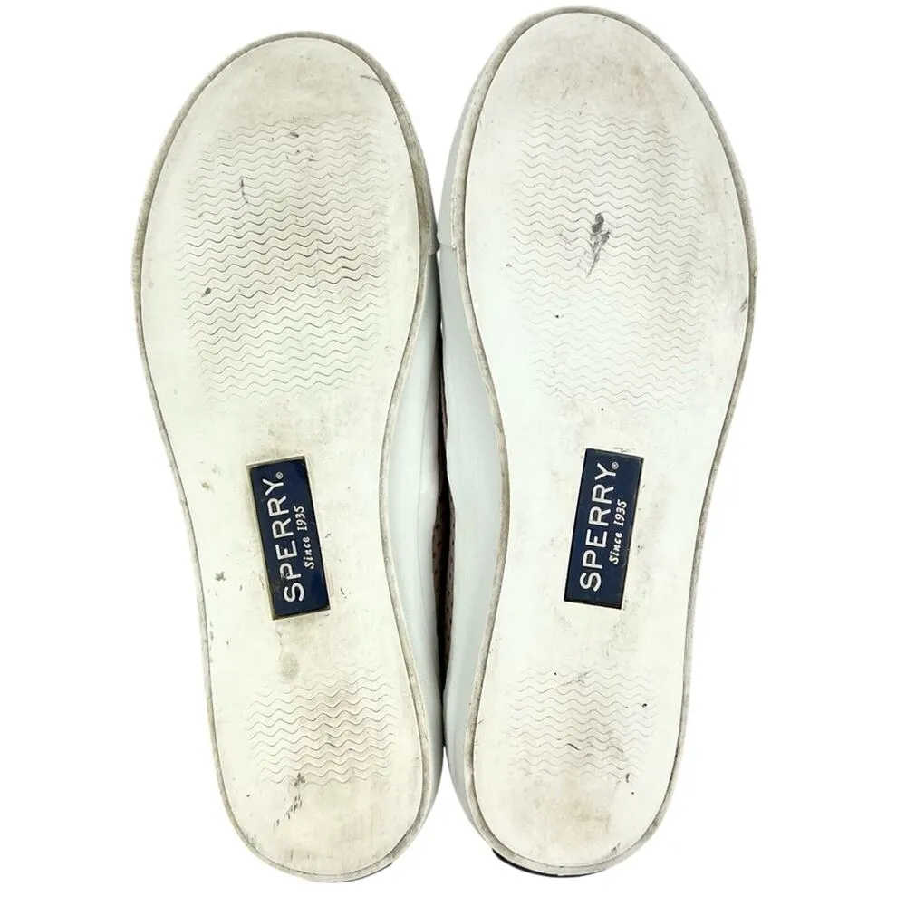 Sperry Seaside Perforated Slip-On Sneaker Blush Rose Leather 7 - Image 5