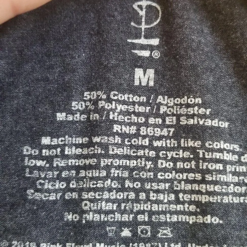 Pink Floyd / Medium / Heather Blue Graphic Tee - Image 2