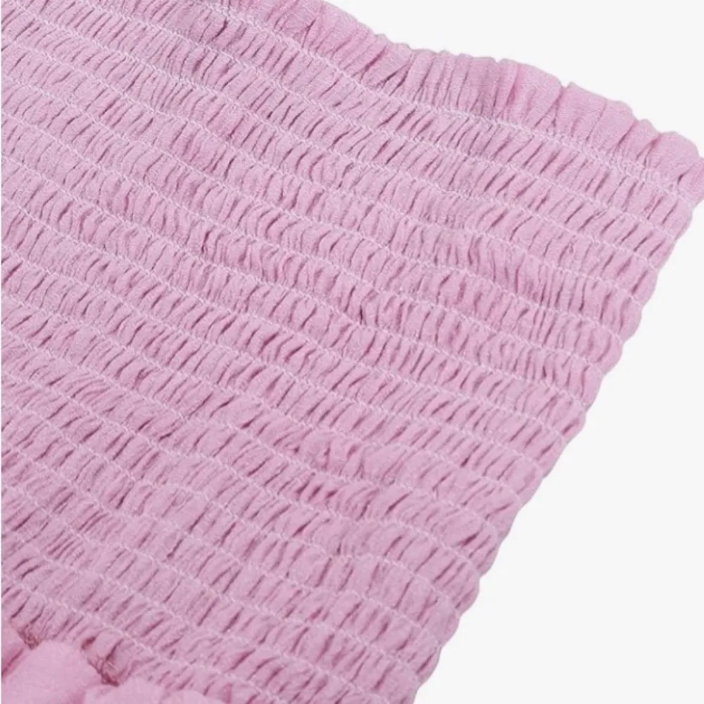 NWT Strapless  Ruffles Crochet Loose Beach Casual Party Maxi - Image 5