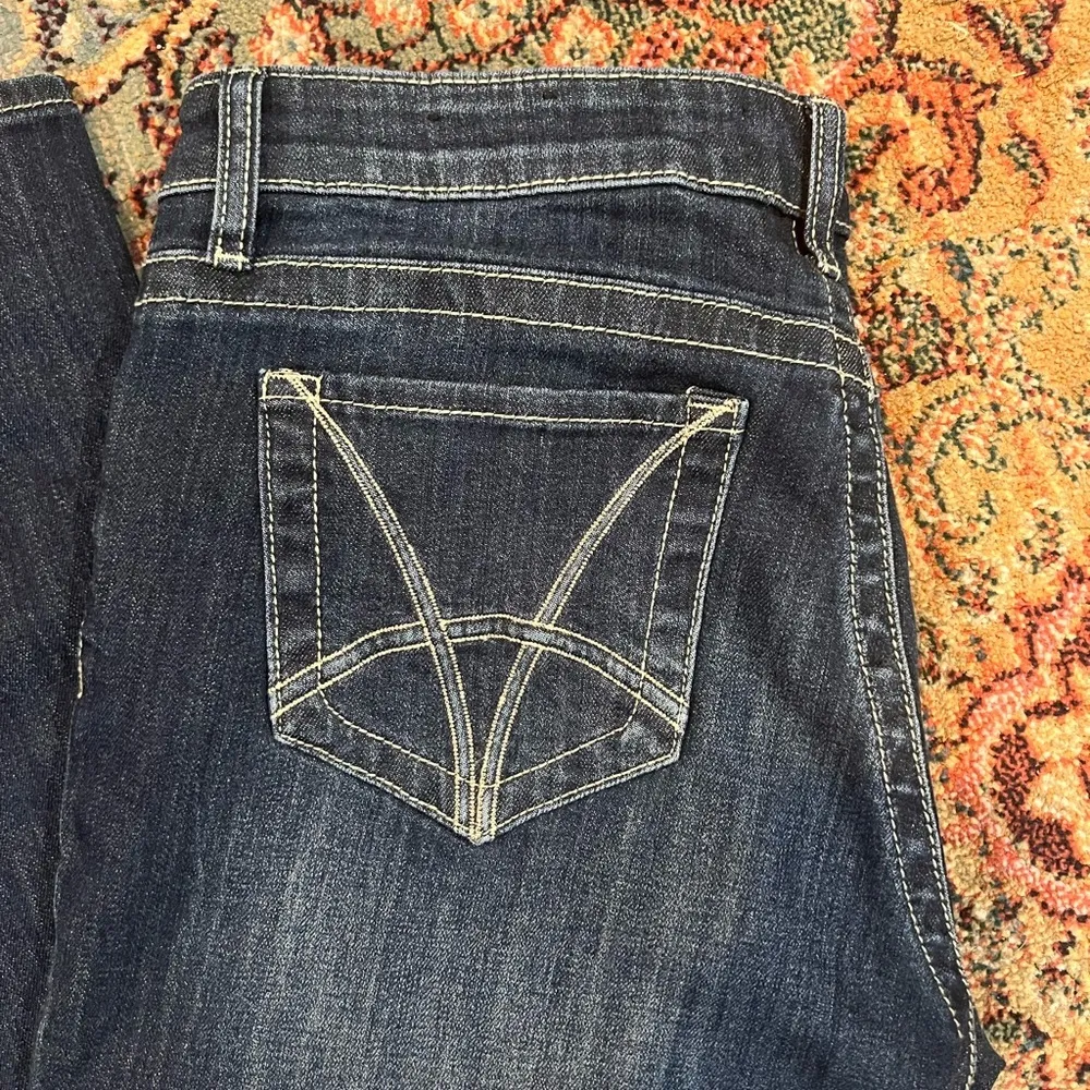 WILL NOT TAKE LESS Ladies KUT From The Kloth Darker Denim Straight Leg Jeans - Image 2