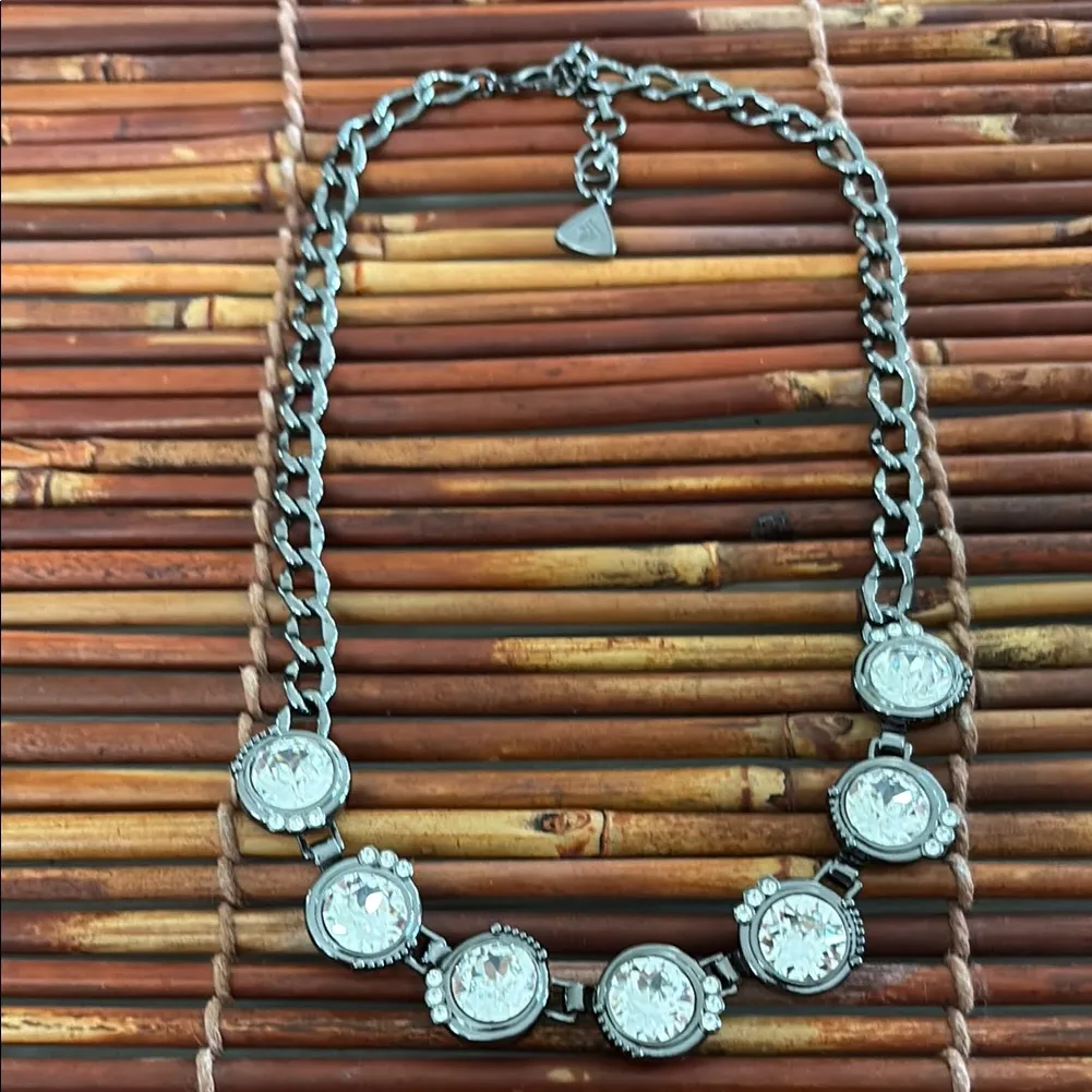 Silpada Silver Necklace Swarovski Crystal Accents KR Collection - Image 4