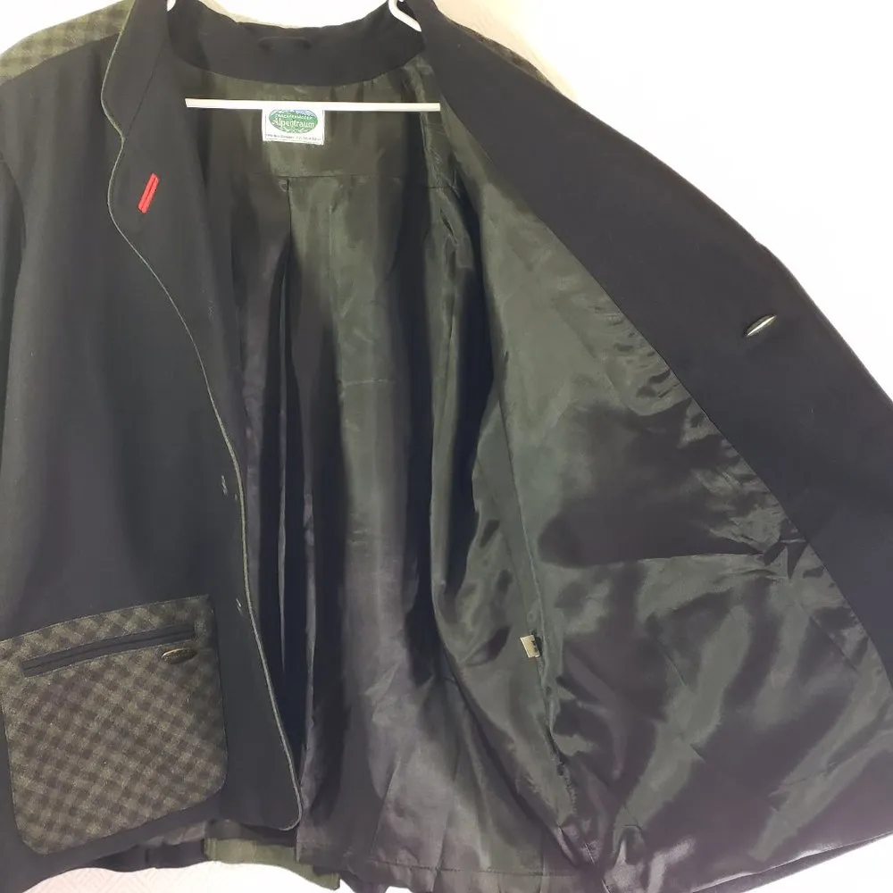 TRACHTENMODEN, ALPENTRAUM Size 10 Navy Skirt and Jacket Suit Folk German Set Blue - Image 5