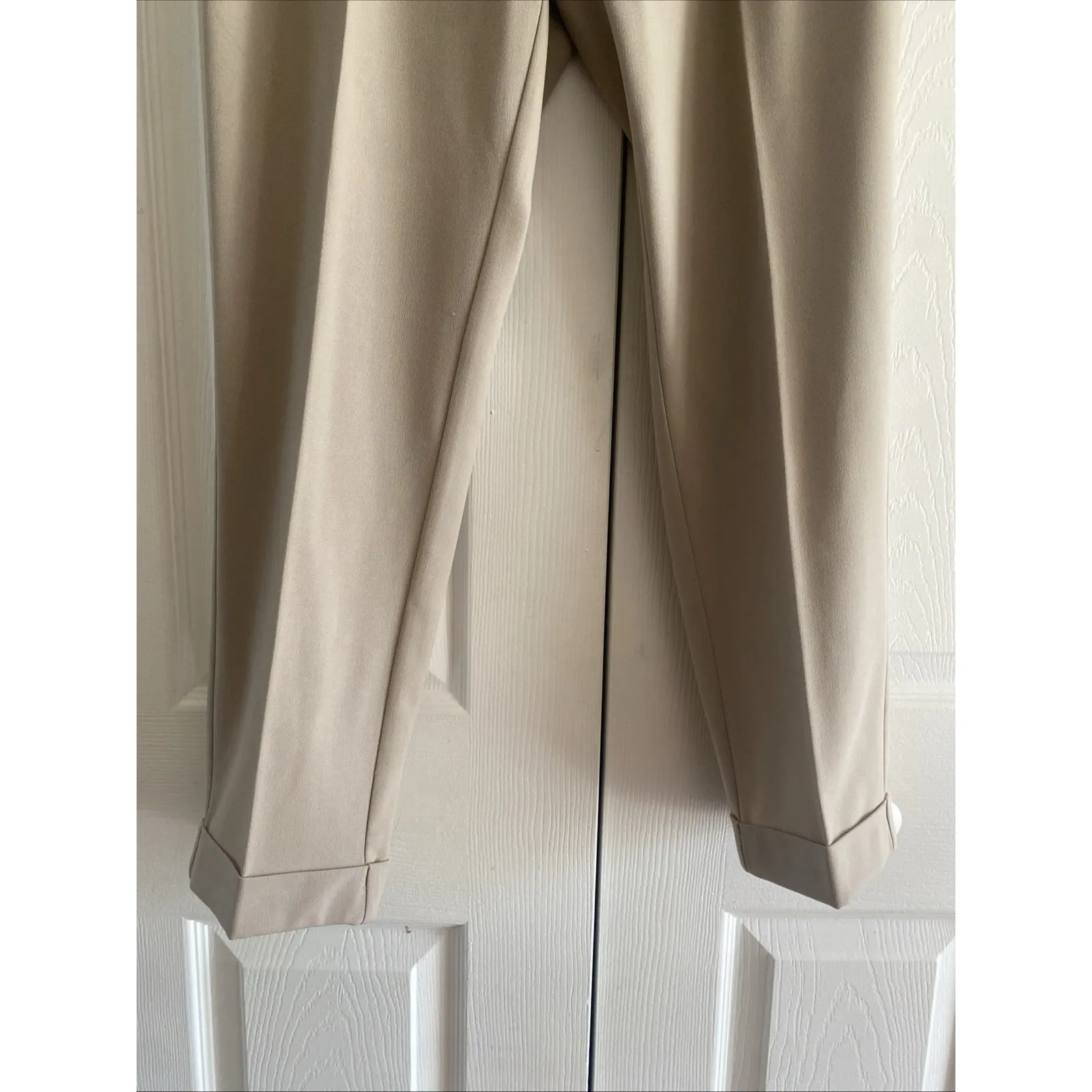 Chicos 1.5 Womens Ultimate Fit Chino Cuff Ankle Tibet Taupe NEW Corpcore Capsule - Image 3