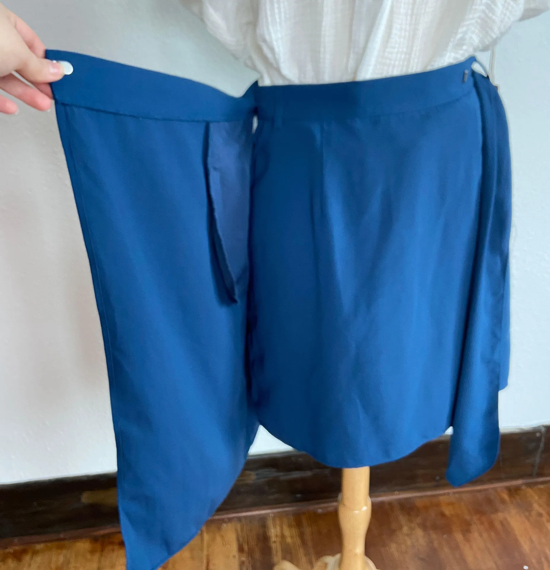 The Fifth Label Solid Blue Wrap Skirt - Image 4