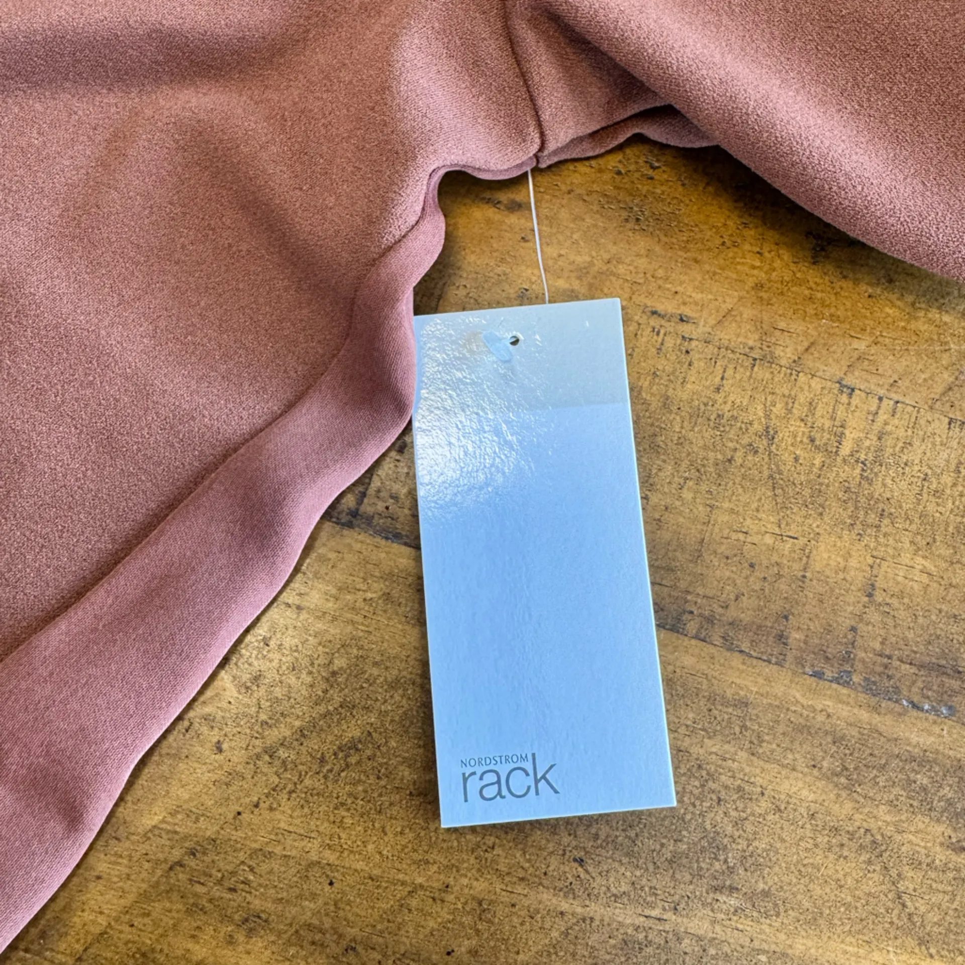 Nordstrom rack short sleeve blouse rust orange size M NWT - Image 3