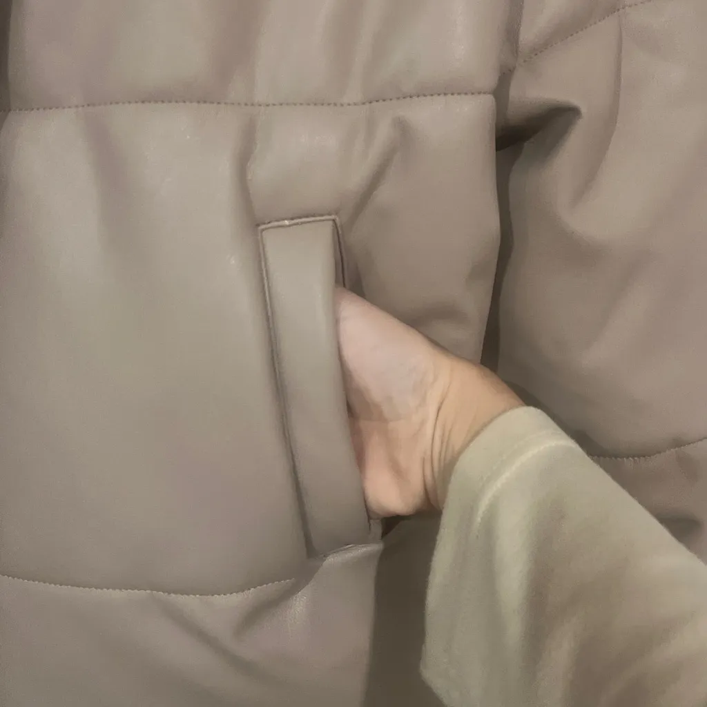 Splendid Women's Tan Puffer Jacket - Image 3