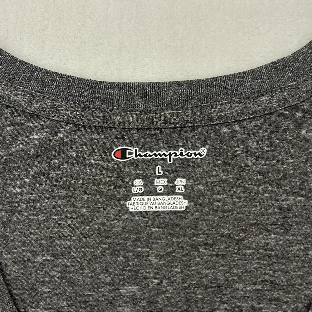 Michigan Wolverines NCAA Football Gray & Gold Champion Athletic Shirt Womens L - Image 3