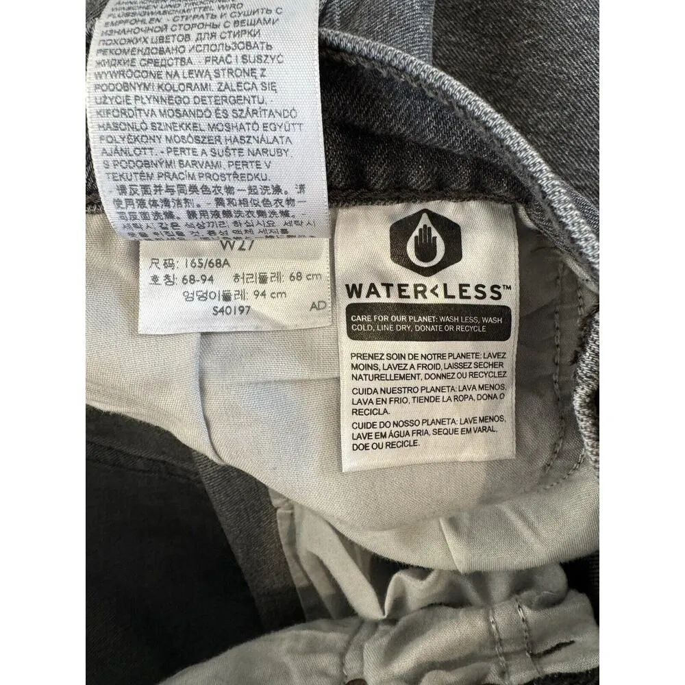 Levi’s Wedgie Gray Button Fly Straight Leg Women’s Jeans Size 27 - Image 8