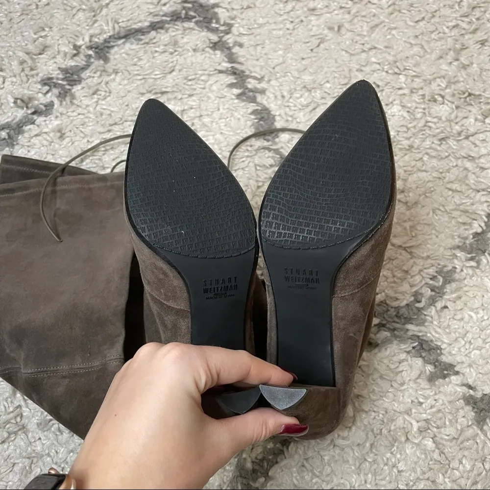 Stuart Weitzman Topo Highland Boot Taupe - Image 87